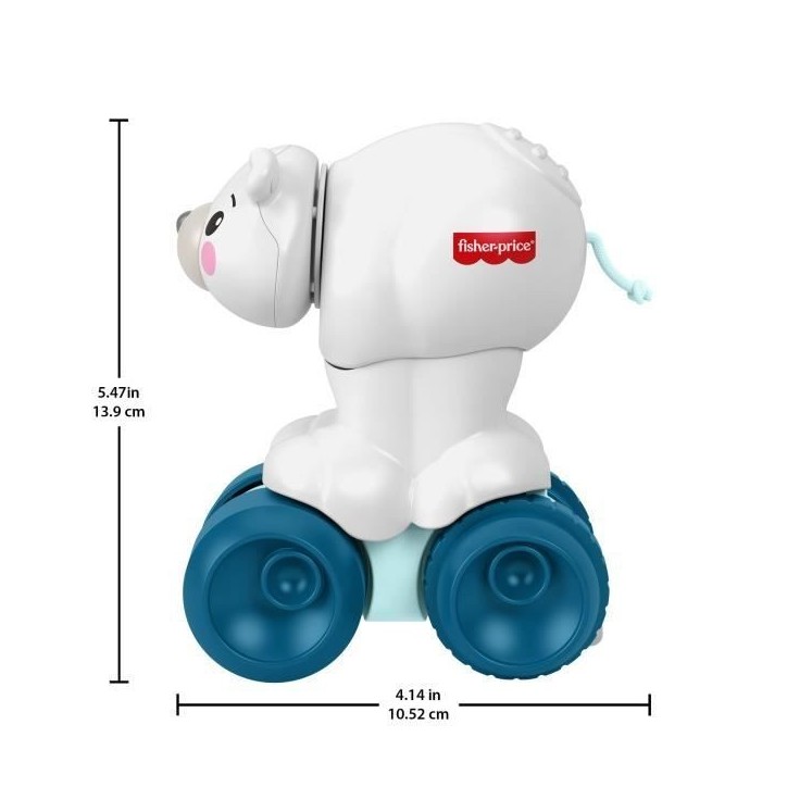Fisher-Price - Ours polaire a poursuivre - Jouet d'éveil pour bébé - Fisher-Price - JDL63 Fisher-Price - Ours polaire a poursuivre - Jouet d'éveil pour bébé - Fisher-Price - JDL63