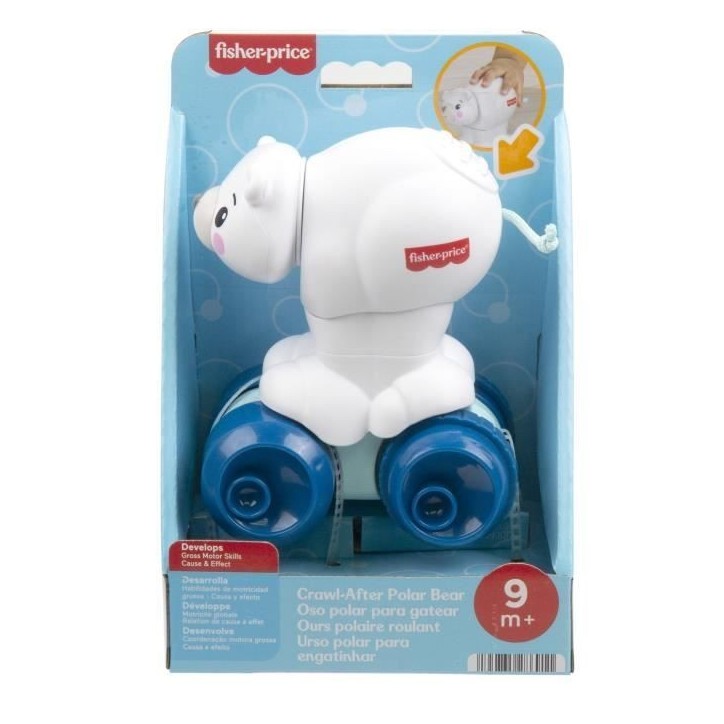 Fisher-Price - Ours polaire a poursuivre - Jouet d'éveil pour bébé - Fisher-Price - JDL63 Fisher-Price - Ours polaire a poursuivre - Jouet d'éveil pour bébé - Fisher-Price - JDL63