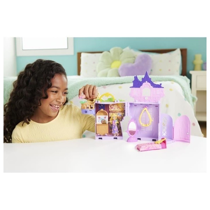 Disney - La Tour de Raiponce - Histoires a Empiler - Coffret avec poupée - Disney Princess - JDP61