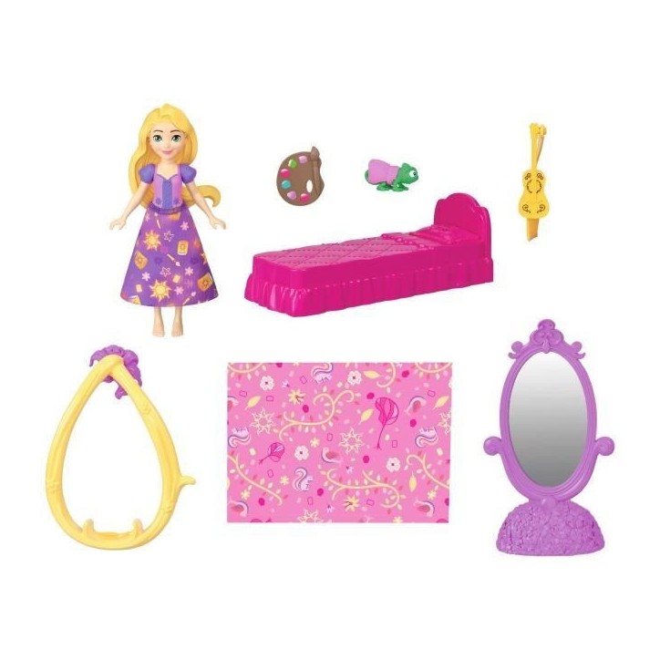 Disney - La Tour de Raiponce - Histoires a Empiler - Coffret avec poupée - Disney Princess - JDP61