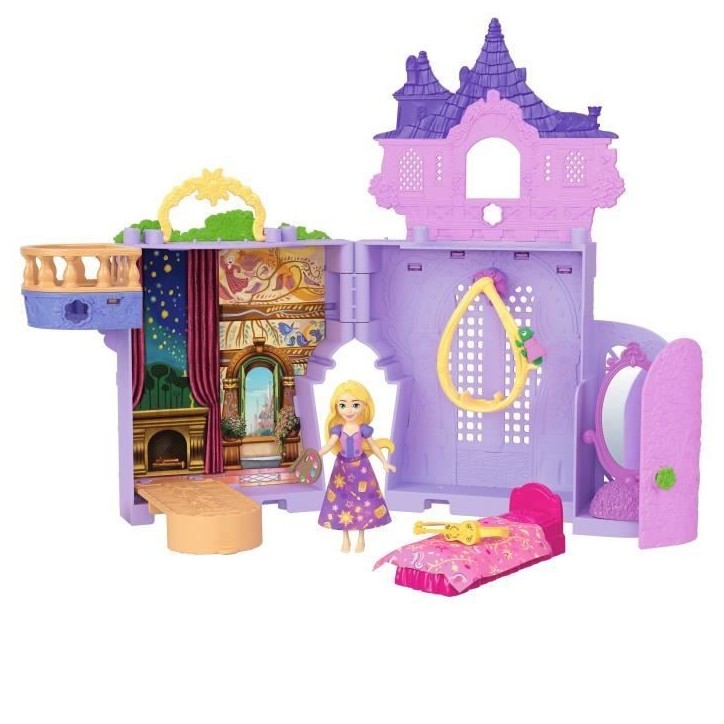 Disney - La Tour de Raiponce - Histoires a Empiler - Coffret avec poupée - Disney Princess - JDP61