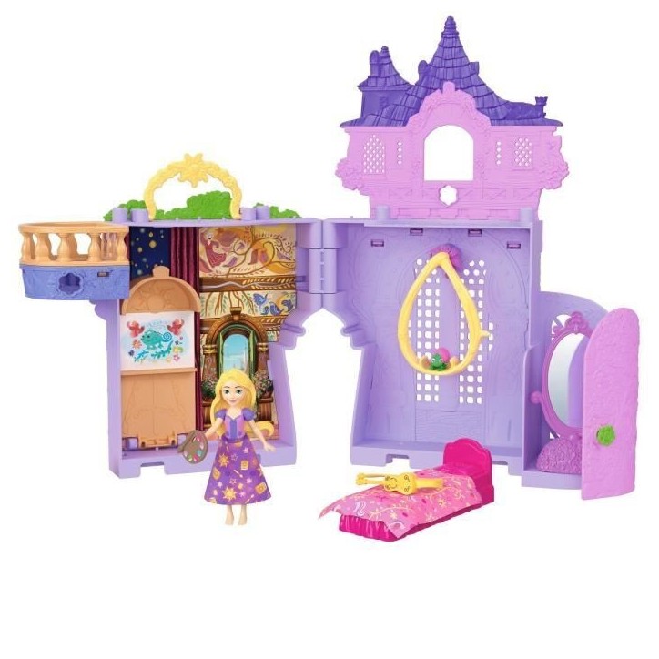 Disney - La Tour de Raiponce - Histoires a Empiler - Coffret avec poupée - Disney Princess - JDP61