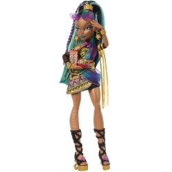 Monster High - Poupée Nefera De Nile - Avec Lavish et 7 accessoires