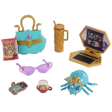 Monster High - Poupée Nefera De Nile - Avec Lavish et 7 accessoires - Monster High - JDR48