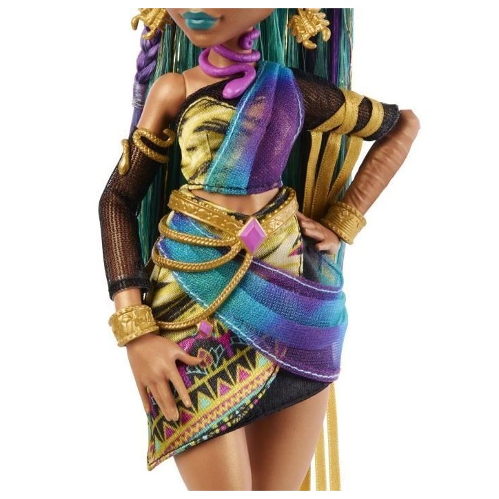 Monster High - Poupée Nefera De Nile - Avec Lavish et 7 accessoires - Monster High - JDR48 Monster High - Poupée Nefera De Nile - Avec Lavish et 7 accessoires - Monster High - JDR48