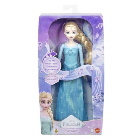 Disney-La Reine Des Neiges-Elsa Poupée Chantante-Chanson En 4 Langues