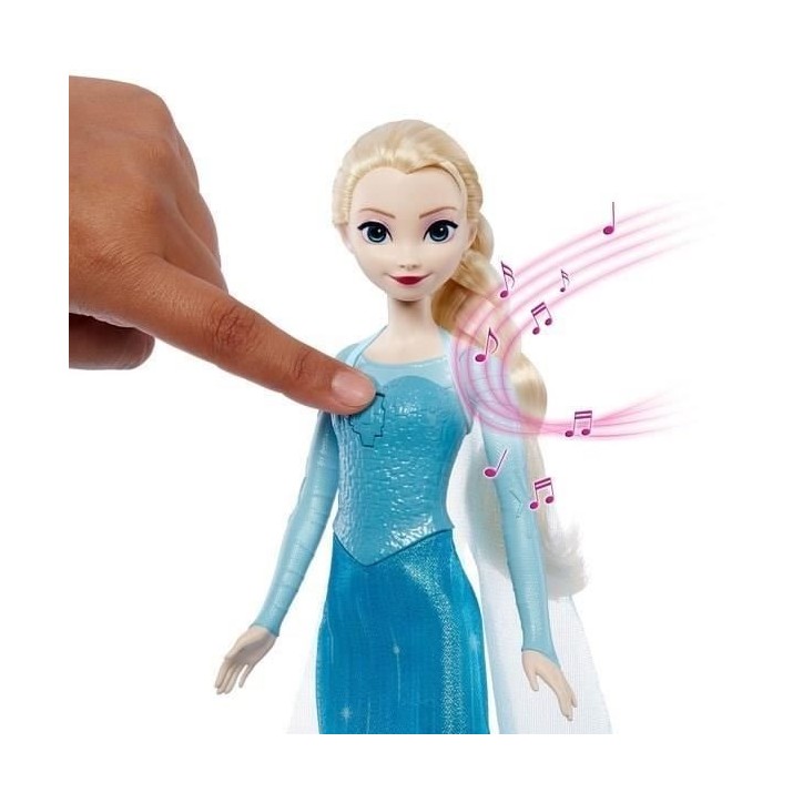 Disney-La Reine Des Neiges-Elsa Poupée Chantante-Chanson En 4 Langues - 3 ans+- JDX48 Disney-La Reine Des Neiges-Elsa Poupée Chantante-Chanson En 4 Langues - 3 ans+- JDX48