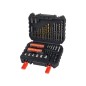 Coffret perçage vissage - BLACK+DECKER - A7188-XJ - 50 accessoires - forets, embouts, douilles
