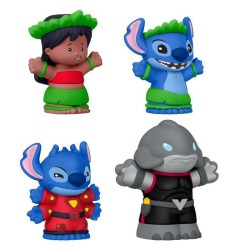 Figurines Lilo et Stitch, Little People, Coffret Disney 4 figurines, J