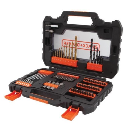 Coffret perçage vissage - BLACK+DECKER - A7231-XJ - 76 Accessoires -
