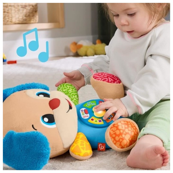 Fisher-Price-Rires Et Éveil-Puppy Éveil Progressif-Peluche Musicale JFD20