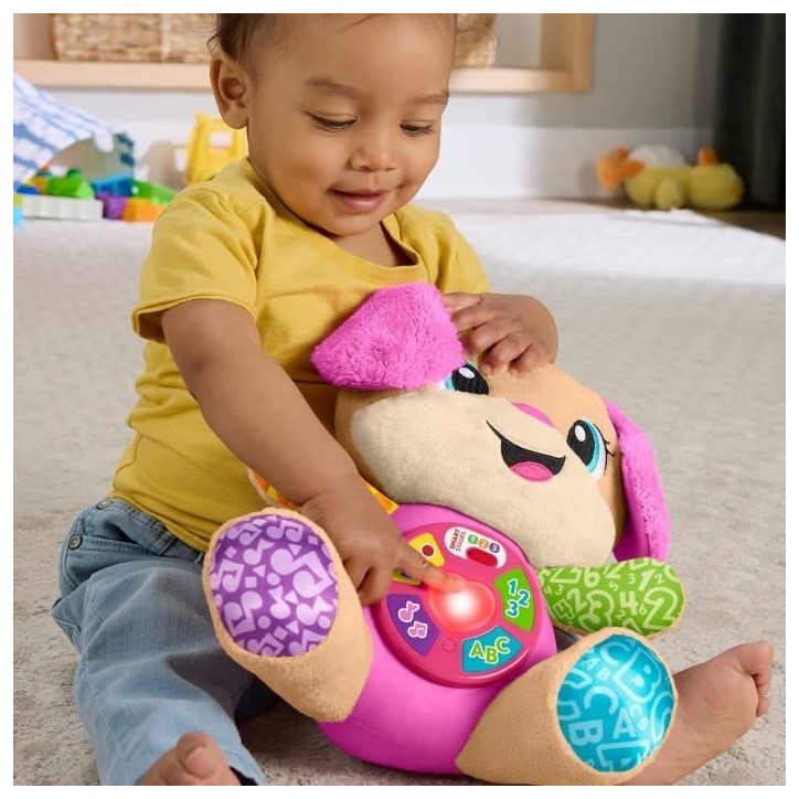 Fisher-Price-Rires Et Éveil-Sis Éveil Progressif-Peluche Musicale JFD31