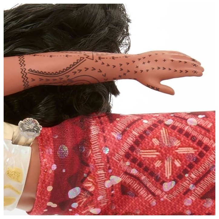 Disney - Poupée Vaiana Nageuse - Vaiana 2 - Corsage qui change de couleur - Disney Moana - JFF09