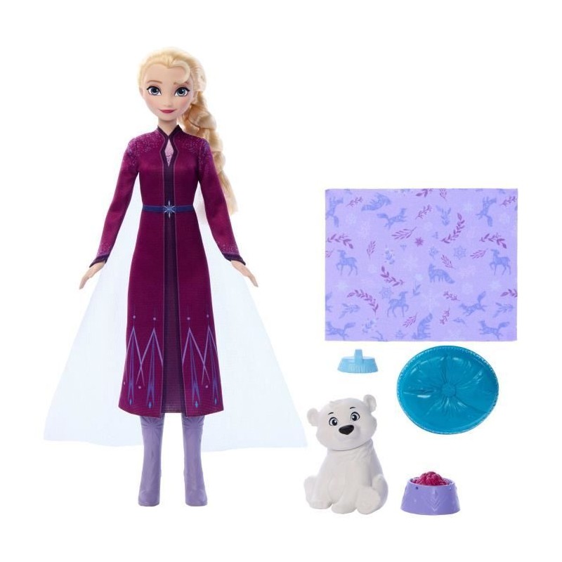 Disney La Reine des Neiges - Coffret Elsa et l'Ourson - 4 accessoires Disney La Reine des Neiges - Coffret Elsa et l'Ourson - 4 accessoires