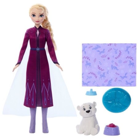 Disney La Reine des Neiges - Coffret Elsa et l'Ourson - 4 accessoires