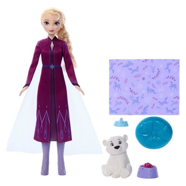 Disney La Reine des Neiges - Coffret Elsa et l'Ourson - 4 accessoires - Disney Frozen - JFG16 Disney La Reine des Neiges - Coffret Elsa et l'Ourson - 4 accessoires - Disney Frozen - JFG16