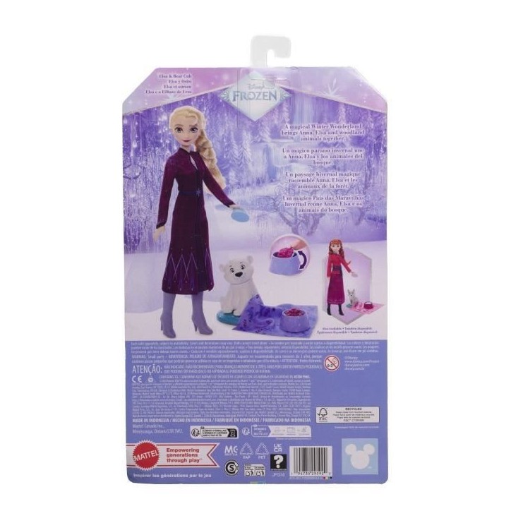 Disney La Reine des Neiges - Coffret Elsa et l'Ourson - 4 accessoires - Disney Frozen - JFG16 Disney La Reine des Neiges - Coffret Elsa et l'Ourson - 4 accessoires - Disney Frozen - JFG16