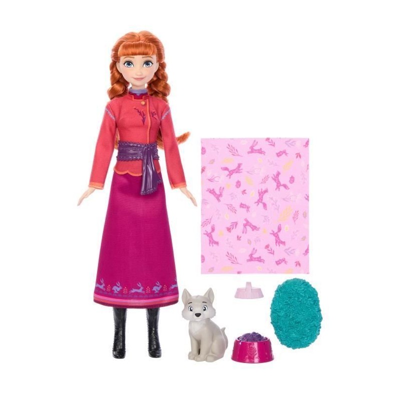 Disney La Reine des Neiges - Coffret Anna et le Louveteau - 4 accesso Disney La Reine des Neiges - Coffret Anna et le Louveteau - 4 accesso