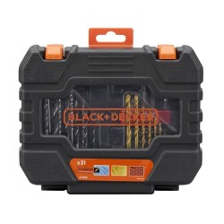 Coffret perçage et vissage - BLACK+DECKER - A7233-XJ - 31 accessoires