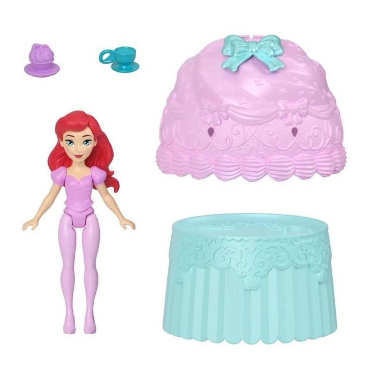 Princesses Disney - Petite poupée Cupcake Doll Reveal avec 5 surprises - Disney Princess - JFG78 Princesses Disney - Petite poupée Cupcake Doll Reveal avec 5 surprises - Disney Princess - JFG78