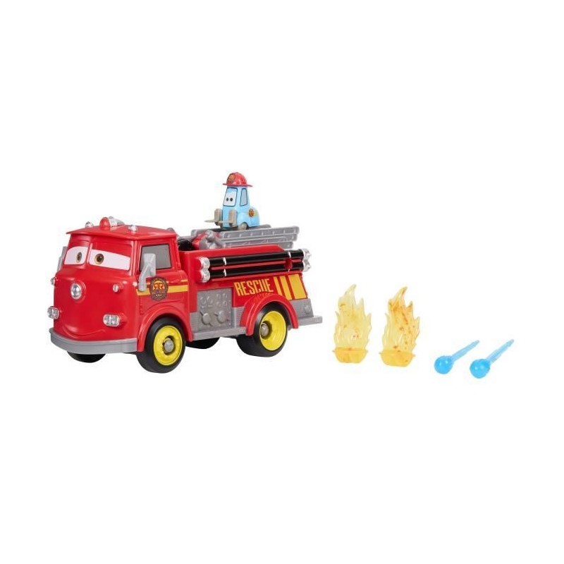 Cars - Camion de Pompier Red & Guido - Coffret véhicule et accessoir Cars - Camion de Pompier Red & Guido - Coffret véhicule et accessoir