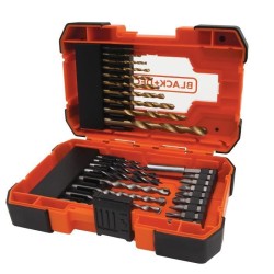 Coffret perçage et vissage - BLACK+DECKER - A7235-XJ - 27 accessoires