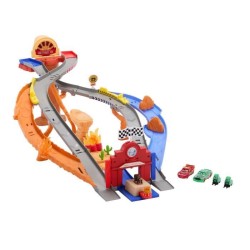 Cars - Piste de Course Rescue Road - Coffret de quatre véhicules - Di