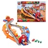 Cars - Piste de Course Rescue Road - Coffret de quatre véhicules - Di