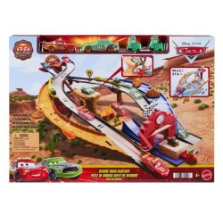 Cars - Piste de Course Rescue Road - Coffret de quatre véhicules - Di