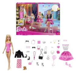 Barbie - Calendrier de l'Avent - Avec 24 pieces et accessoires - Barb