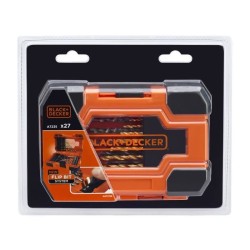 Coffret perçage et vissage - BLACK+DECKER - A7235-XJ - 27 accessoires