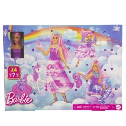 Barbie - Calendrier de l'Avent - Avec poupée mode et 24 surprises -
