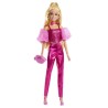 Barbie - Poupée Deluxe Style - Tenue rose métallisé et cheveux blon