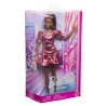 Barbie - Poupée Deluxe Style - Robe coupe boule corail métallisé -