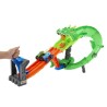 Hot Wheels - Monster Trucks - Coffret Piste Dragon Sharks vs. Dinos -