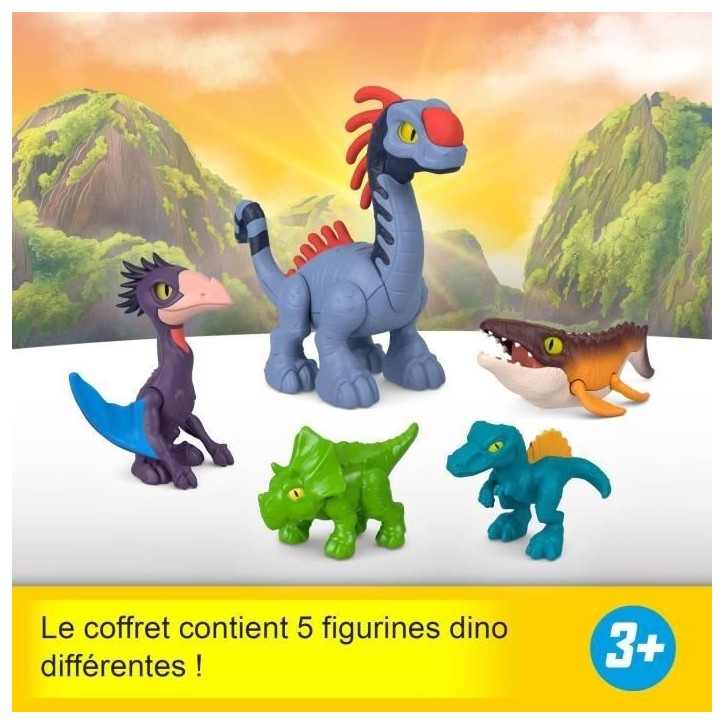 Multi-pack de figurines de dinosaures IMAGINEXT