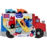 MEGA BLOKS - Camion Course et Construction - Coffret avec 19 pieces -