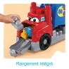 MEGA BLOKS - Camion Course et Construction - Coffret avec 19 pieces -