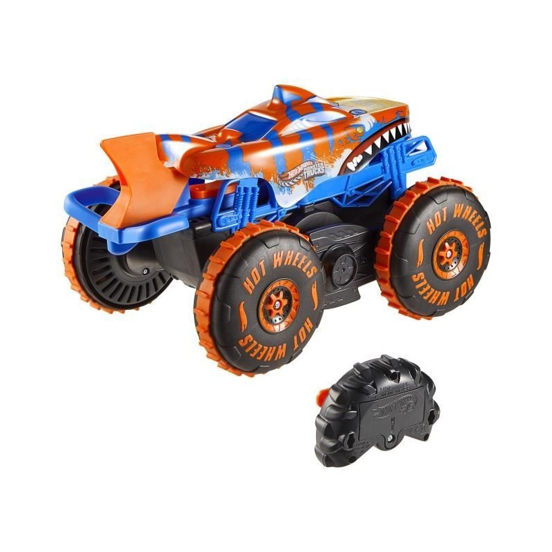 Hot Wheels - Monster Trucks - Véhicule Tiger Shark Escaladeur-a piles Hot Wheels - Monster Trucks - Véhicule Tiger Shark Escaladeur-a piles