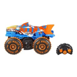 Hot Wheels - Monster Trucks - Véhicule Tiger Shark Escaladeur-a piles