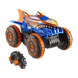 Hot Wheels - Monster Trucks - Véhicule Tiger Shark Escaladeur-a piles