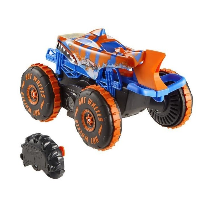 Hot Wheels - Monster Trucks - Véhicule Tiger Shark Escaladeur-a piles - Hot Wheels - JFR39