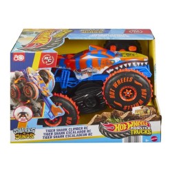 Hot Wheels - Monster Trucks - Véhicule Tiger Shark Escaladeur-a piles