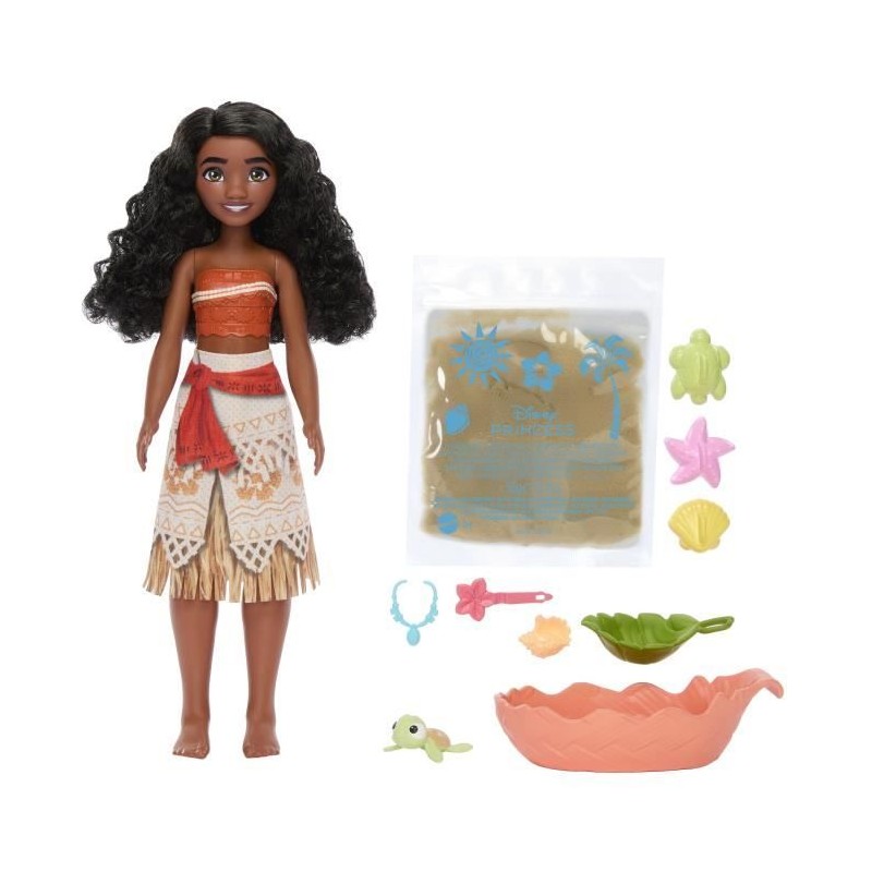 Disney - Poupée Vaiana et Compagnie avec accessoires - Disney Princes Disney - Poupée Vaiana et Compagnie avec accessoires - Disney Princes