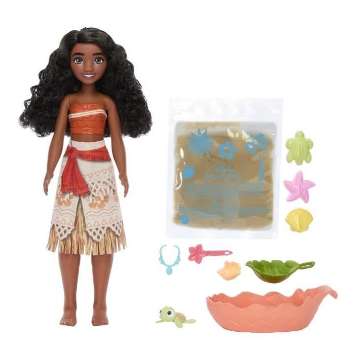 Disney - Poupée Vaiana et Compagnie avec accessoires - Disney Princess - JFT12 Disney - Poupée Vaiana et Compagnie avec accessoires - Disney Princess - JFT12