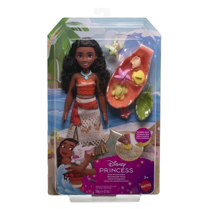 Disney - Poupée Vaiana et Compagnie avec accessoires - Disney Princess - JFT12 Disney - Poupée Vaiana et Compagnie avec accessoires - Disney Princess - JFT12