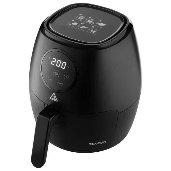 Airfryer - SENCOR - SFR 5030BK - 1300 W - 3,5 L - Noir Airfryer - SENCOR - SFR 5030BK - 1300 W - 3,5 L - Noir