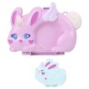 Polly Pocket - Coffret 2 en 1 Lapin - Avec 2 figurines et 12 acces