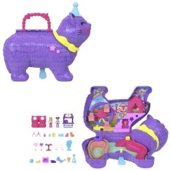 Polly Pocket - Coffret Fete du chaton - Avec mini-figurines et accesso