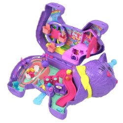 Polly Pocket - Coffret Fete du chaton - Avec mini-figurines et accesso